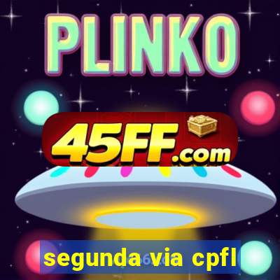 segunda via cpfl
